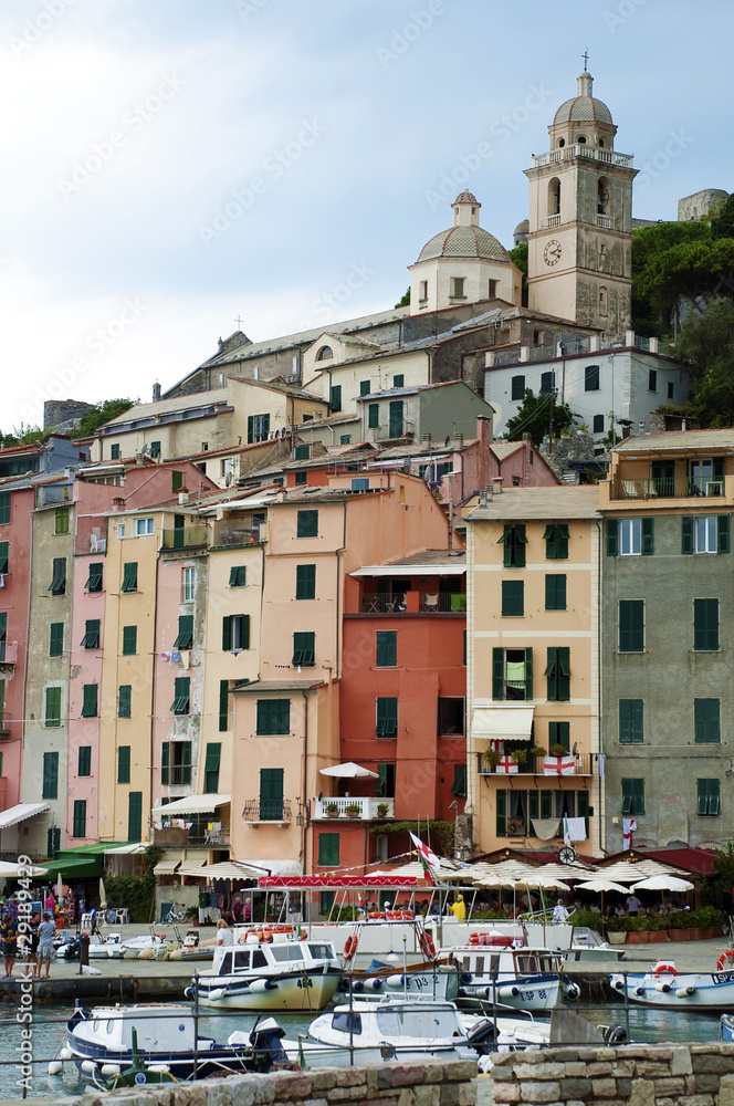 Port and Houses at Porto venere – Liguria - Italy
