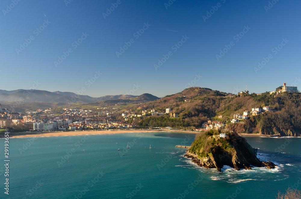 Fototapeta premium Baie de San Sebastian