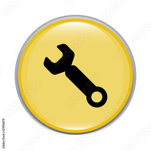 glossy tool icon
