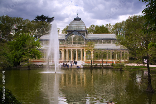 Cristal palace in the Retiro Park, Madrid