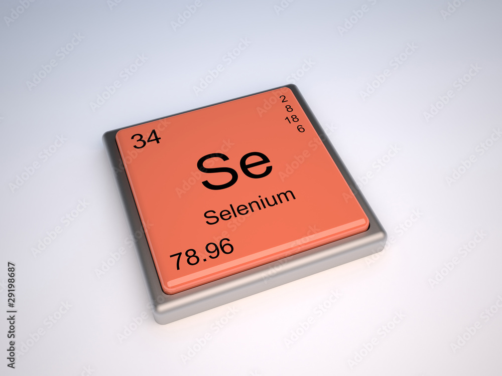 Selenium chemical element of the periodic table with symbol Se Selenium chemical element of the periodic table with symbol Se