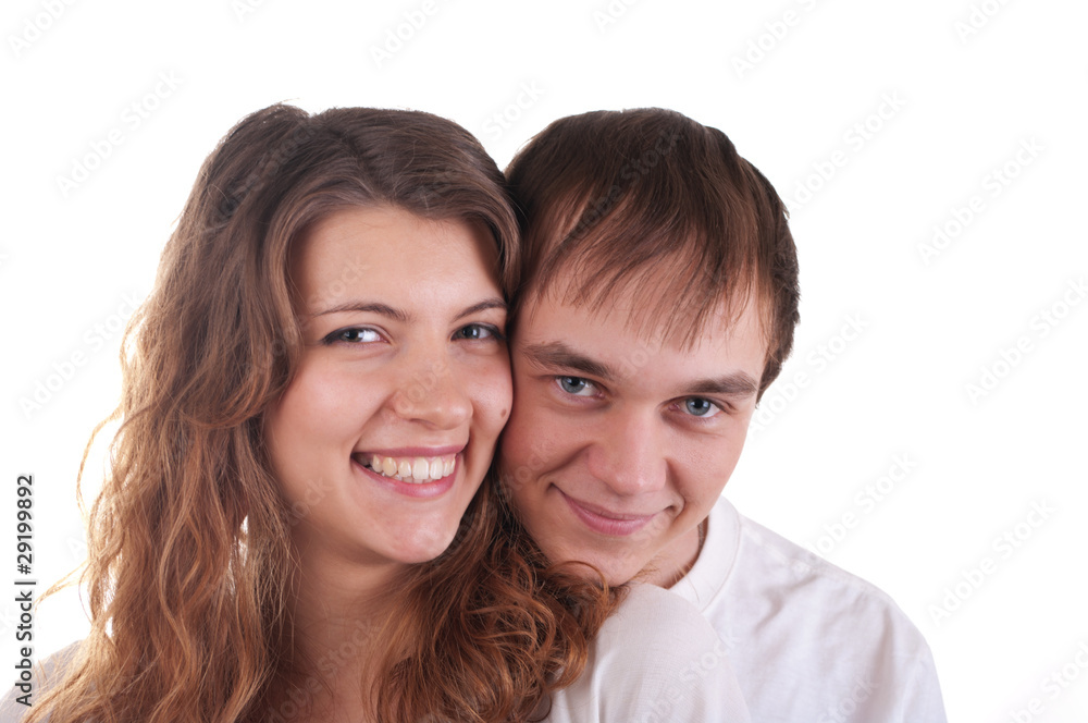 Portrait of a loving couple Portrait of a loving couple