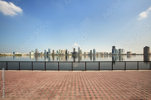 Skyscrapers in Sharjah.