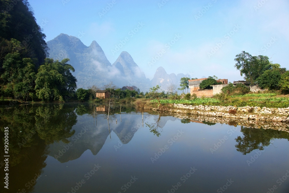 Country in guilin of china