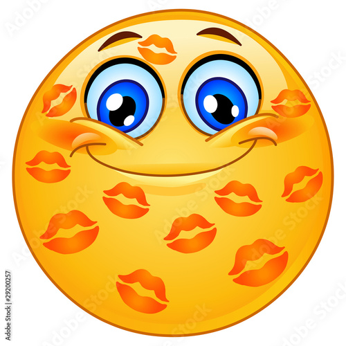 Kissed emoticon