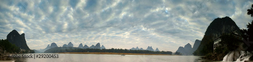 Li river morning landscape