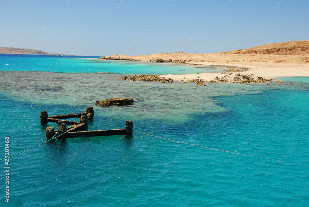 Blue sea Egypt