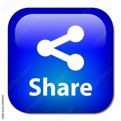 SHARE Button (social network internet web p2p more symbol sign)