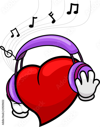 Heart Listening to Music