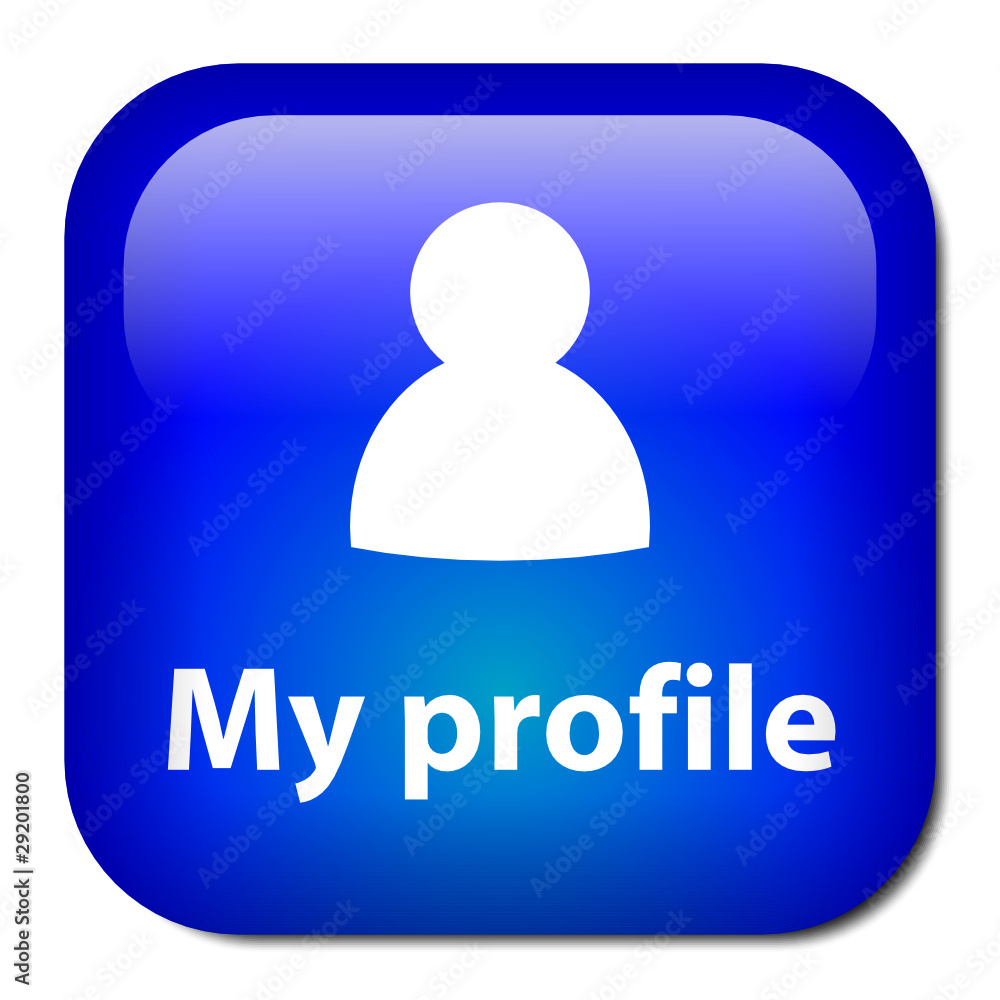 MY PROFILE Button (account user setup login online options web) MY PROFILE Button (account user setup login online options web)