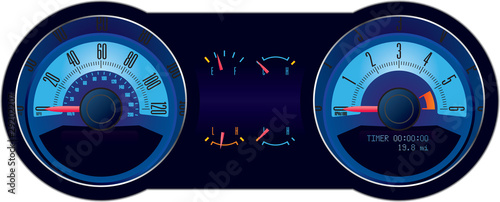 Mustang speedometer