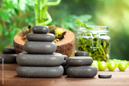 Hot massage - spa stones