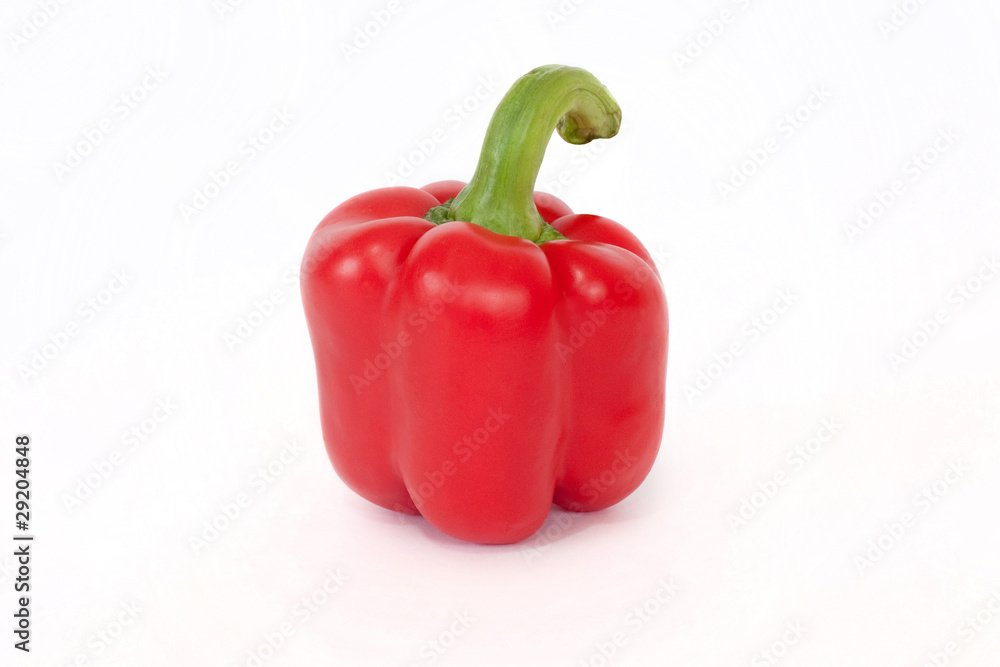 Red pepper isolated on white background Red pepper isolated on white background