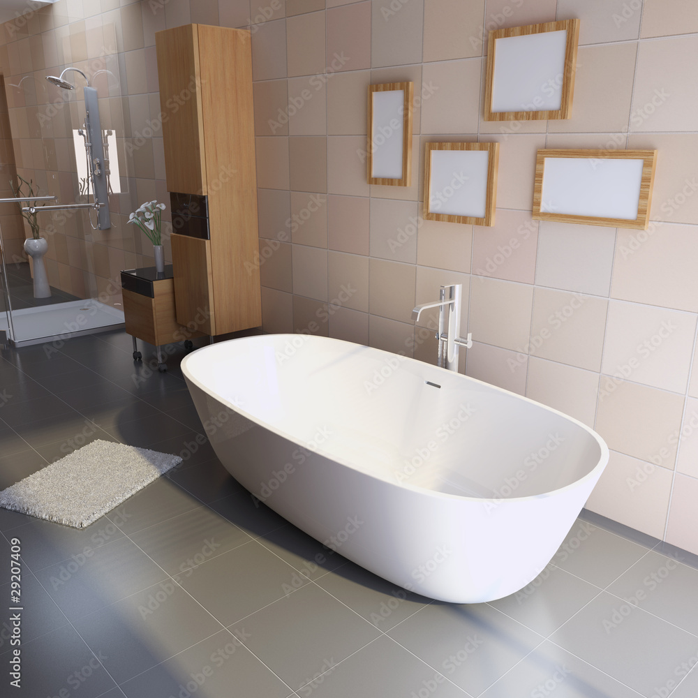 Fototapeta premium modern bathroom