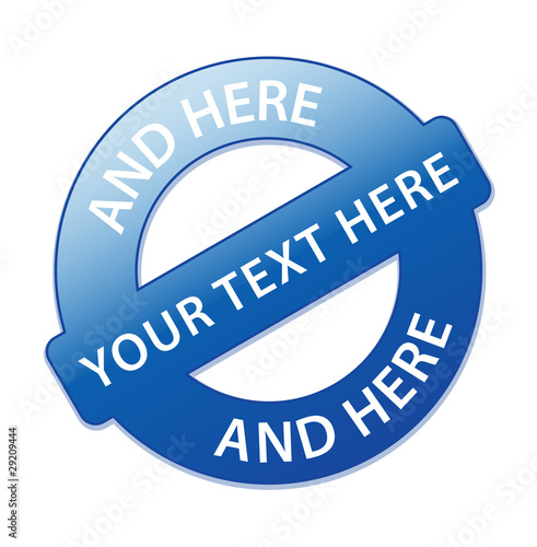 Marketing Stamp Template (tag badge label blank)