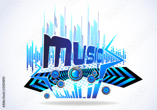 Abstract music background