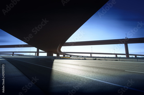 Photo Modern highway interchage bridge