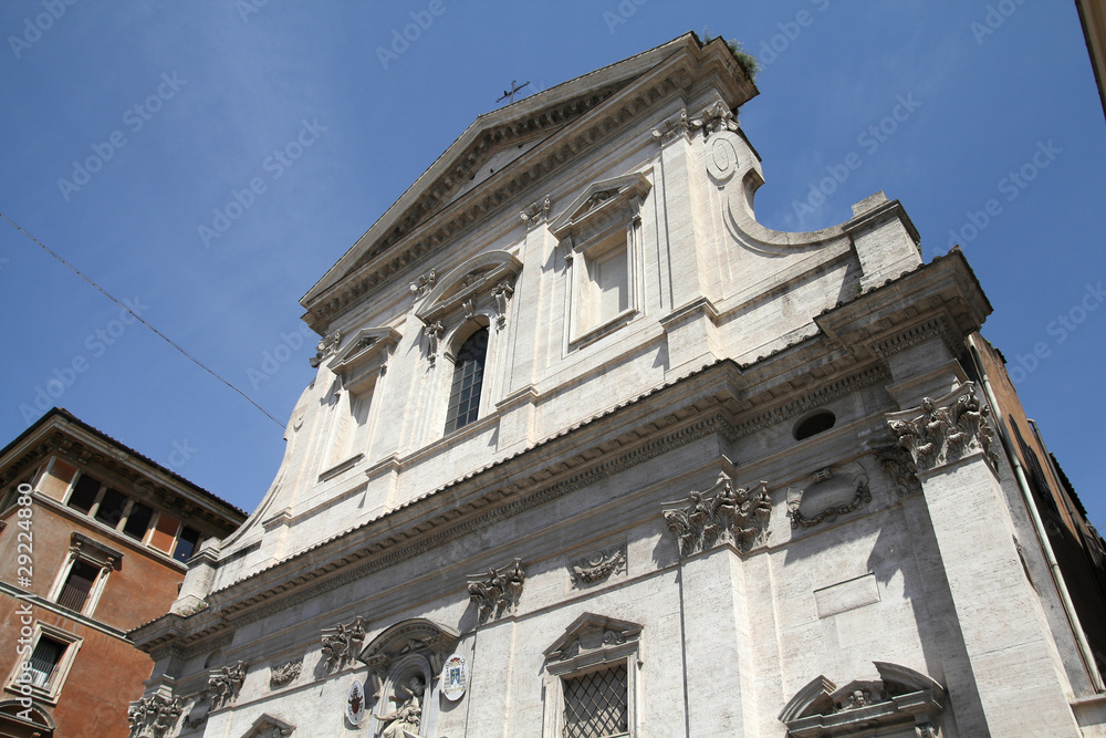 Fototapeta premium Rome church - Santa Maria in Transpontina