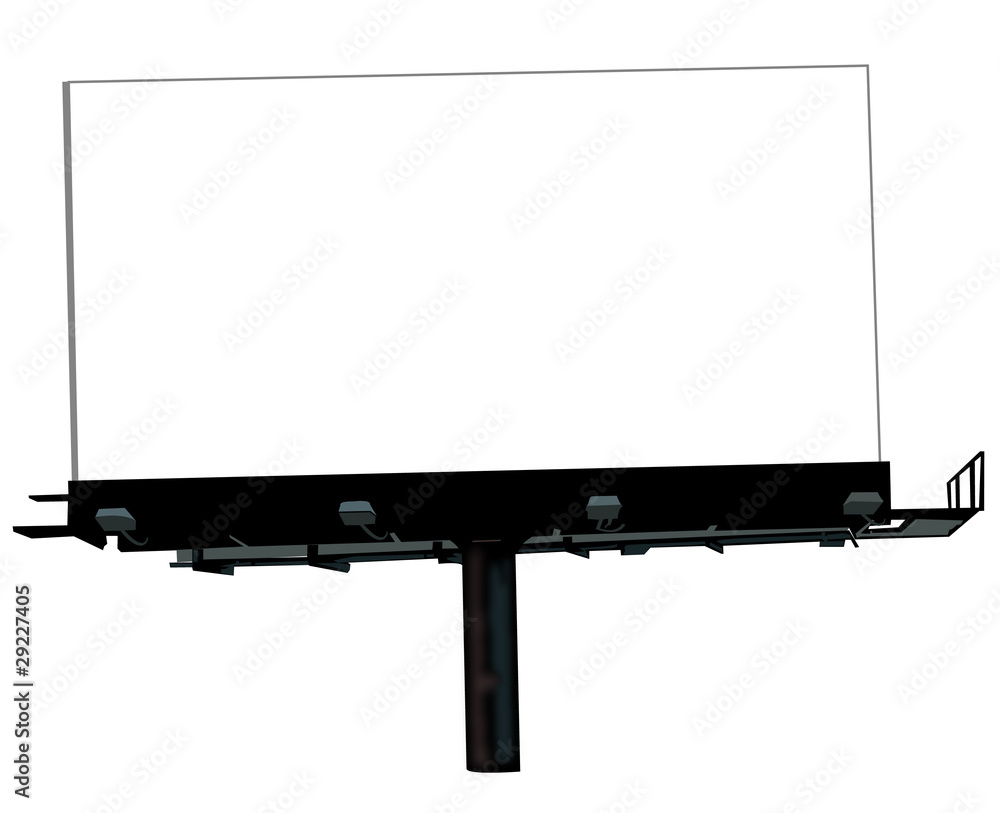 Obraz premium Blank billboard background for your advertisement
