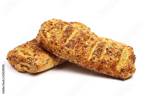 pasties with sesame seeds
