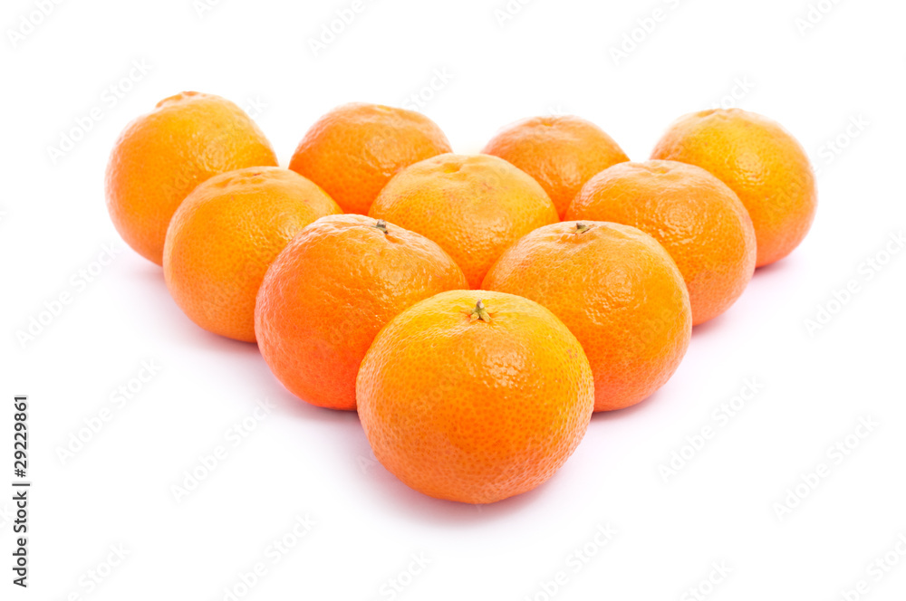 a pyramid of fresh tangerines a pyramid of fresh tangerines