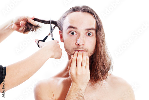 Hair cutting photo