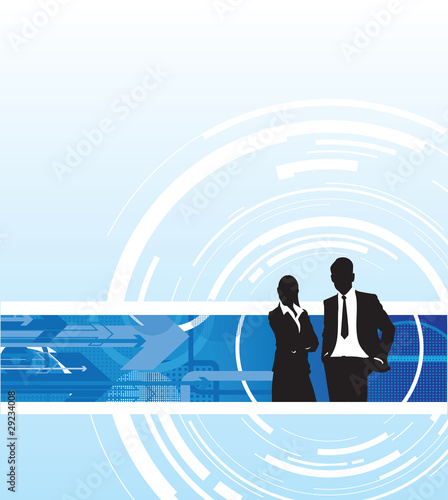 business people background