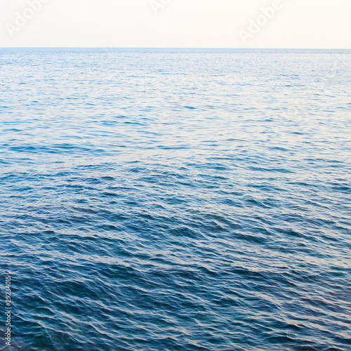 Calm sea extending to the horizon