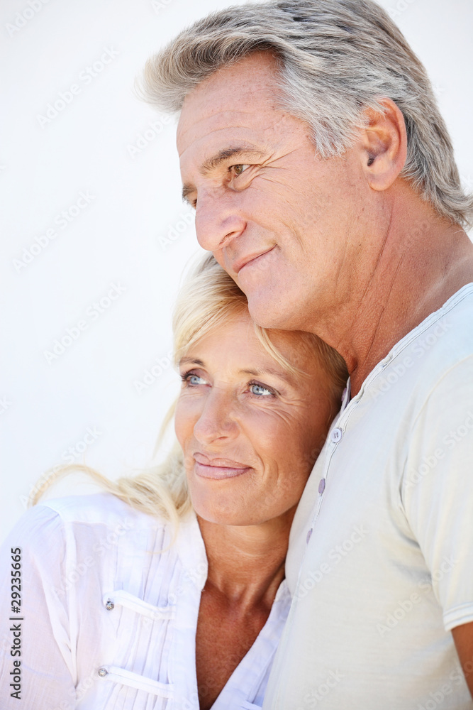 Happy mature couple smiling. Happy mature couple smiling.