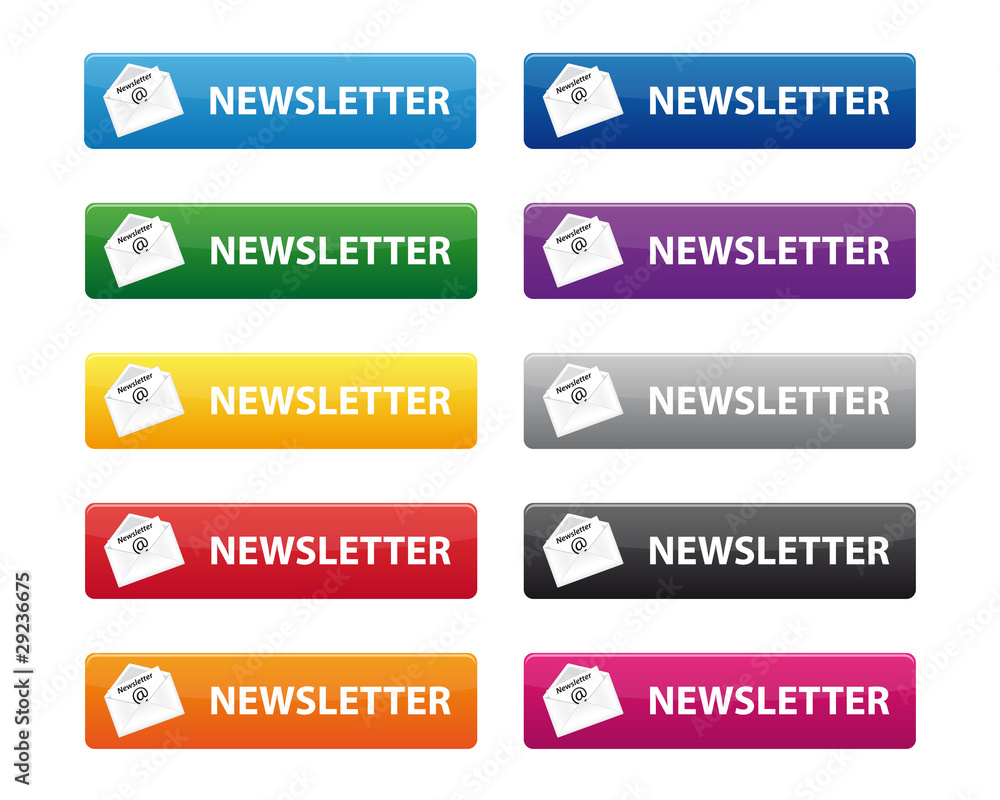 Fototapeta premium newsletter buttons