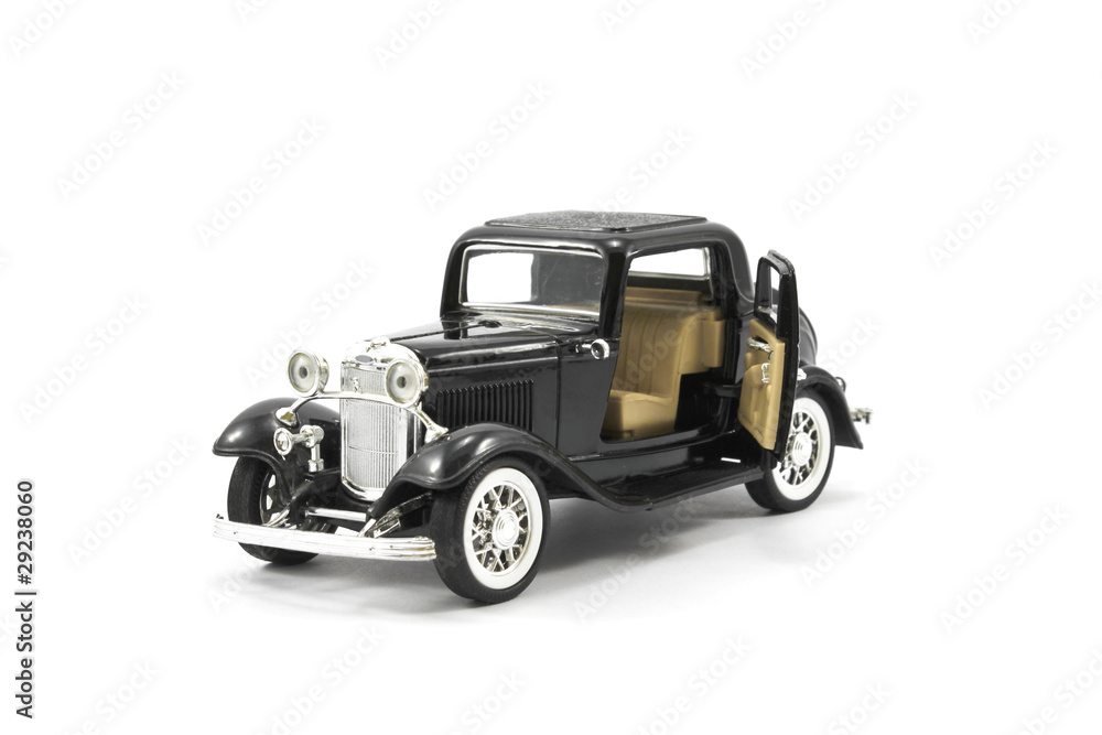 black classic car