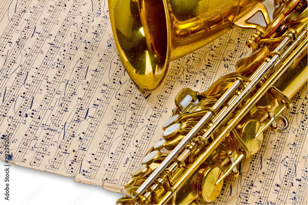 Naklejka premium sax