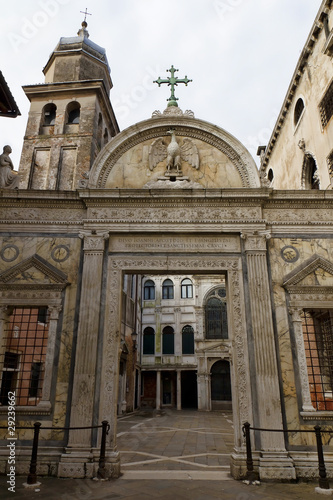 Entrata della Scuola Grande di San Giovanni Evangelista Venezia