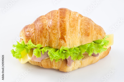 Croissant sandwich