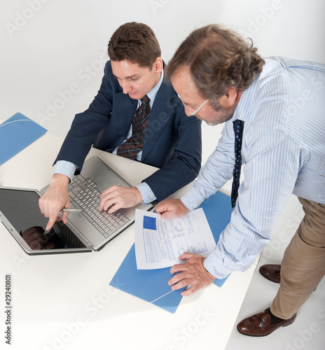 Men at the office