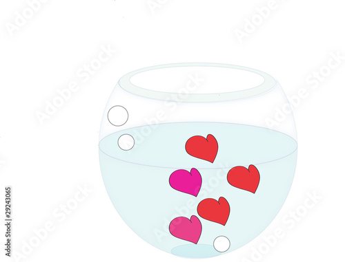 Cuore  nella boccia