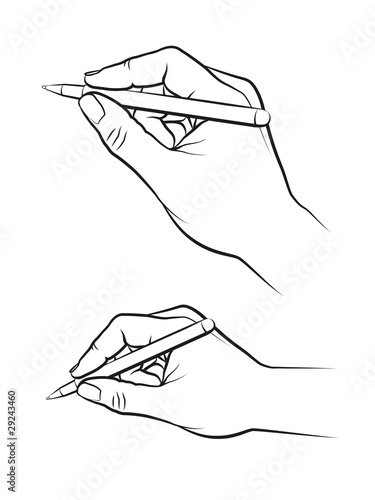 Schreibende Hand