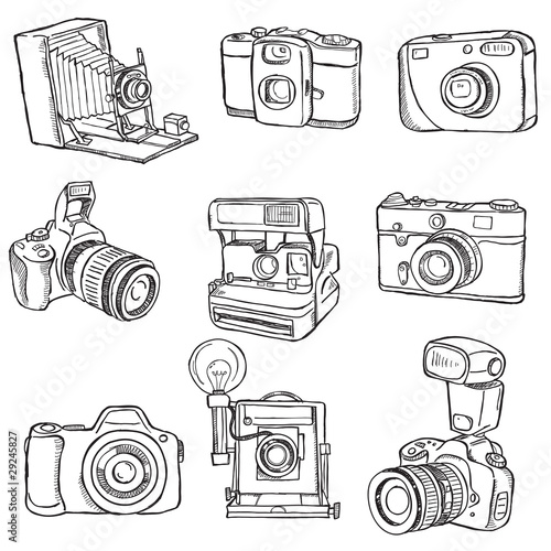 Set of Photo cameras