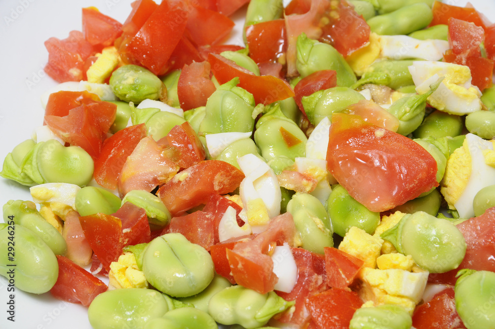broad beans salad broad beans salad