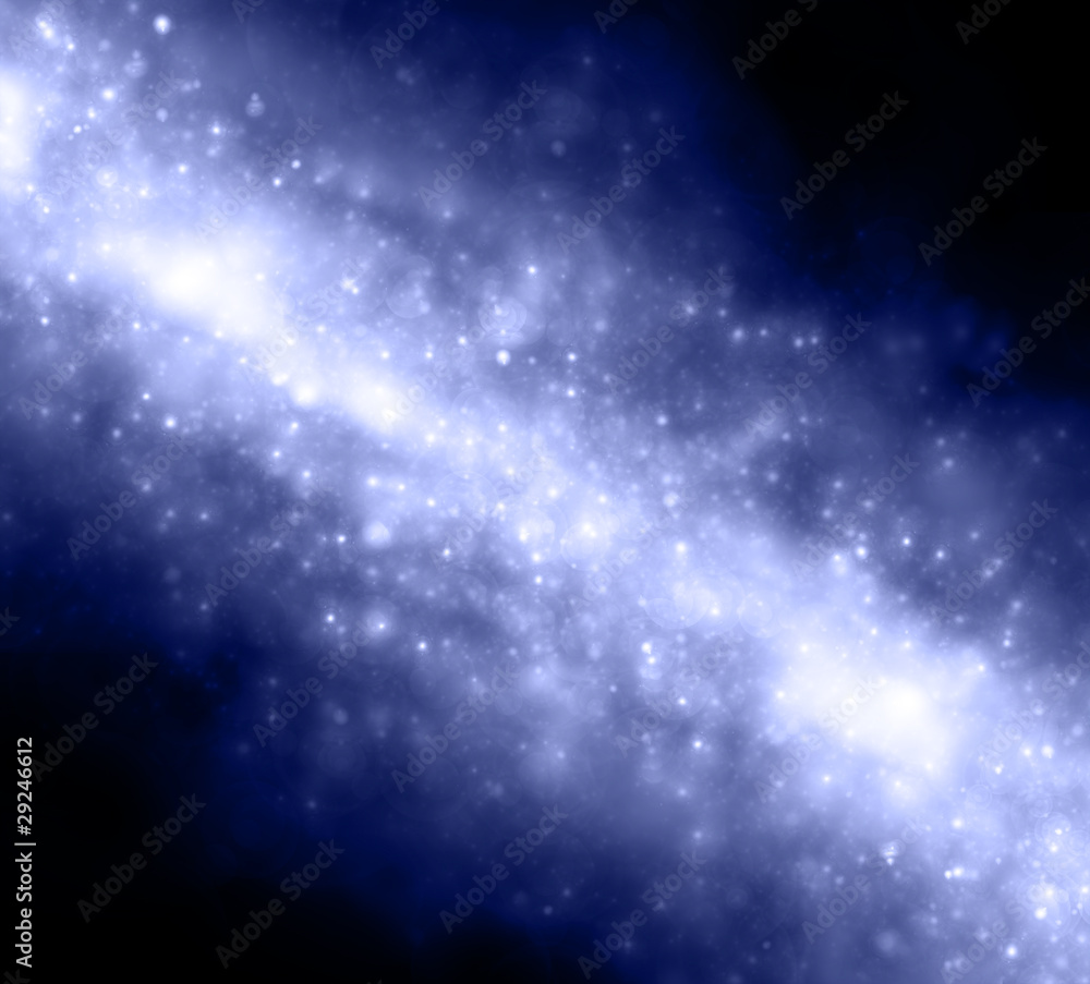 Obraz premium Abstract background of blue starfield