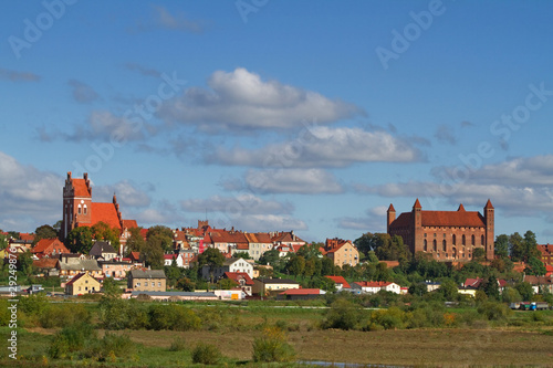 Castle in Gniew at summer - Poland