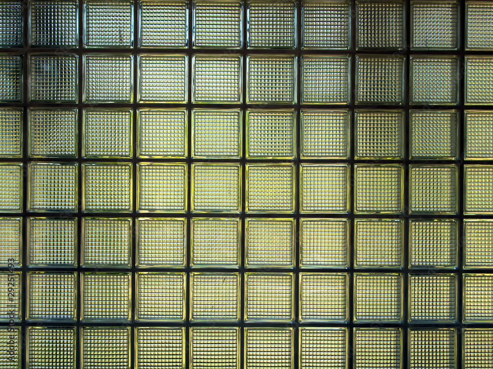 Glass block wal Glass block wal