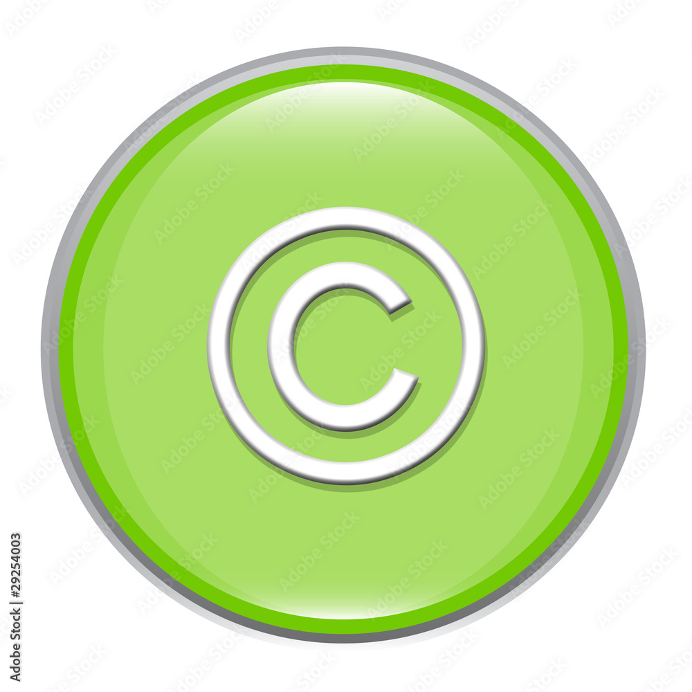 glossy copyright logo glossy copyright logo