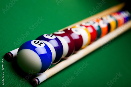 Billiard balls