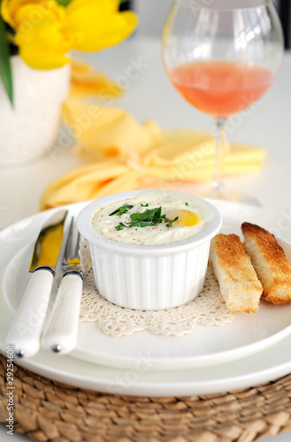 Baked Egg in ramekin