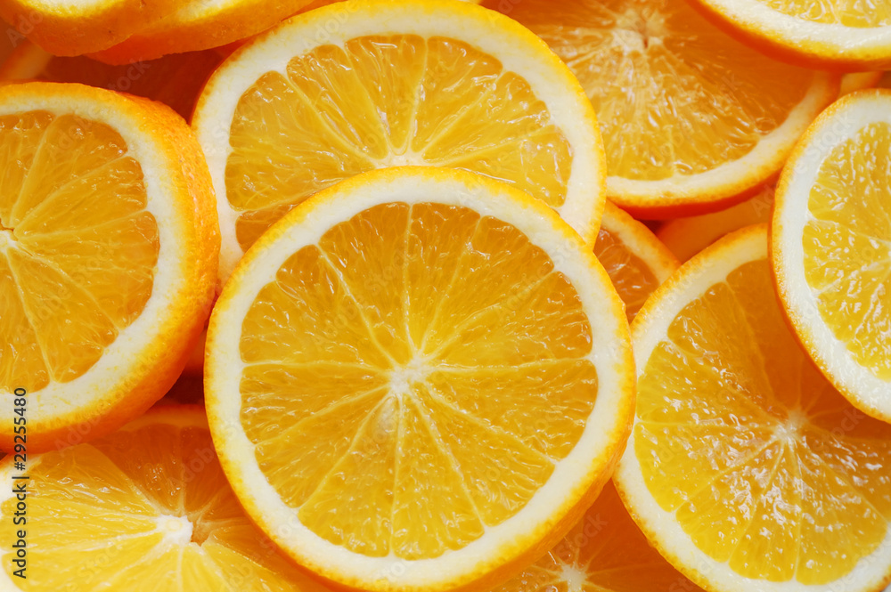 slices of orange slices of orange