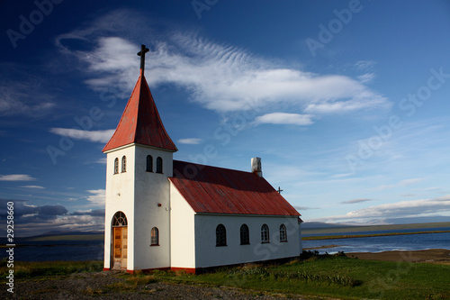 Rural church in Iceland
