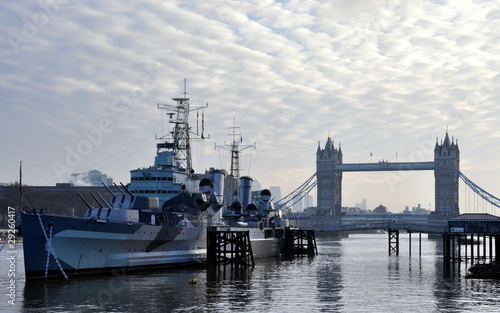 HMS Belfast & Tower Bridge, London