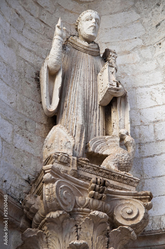 St. Benedetto Statue. Conversano. Apulia.