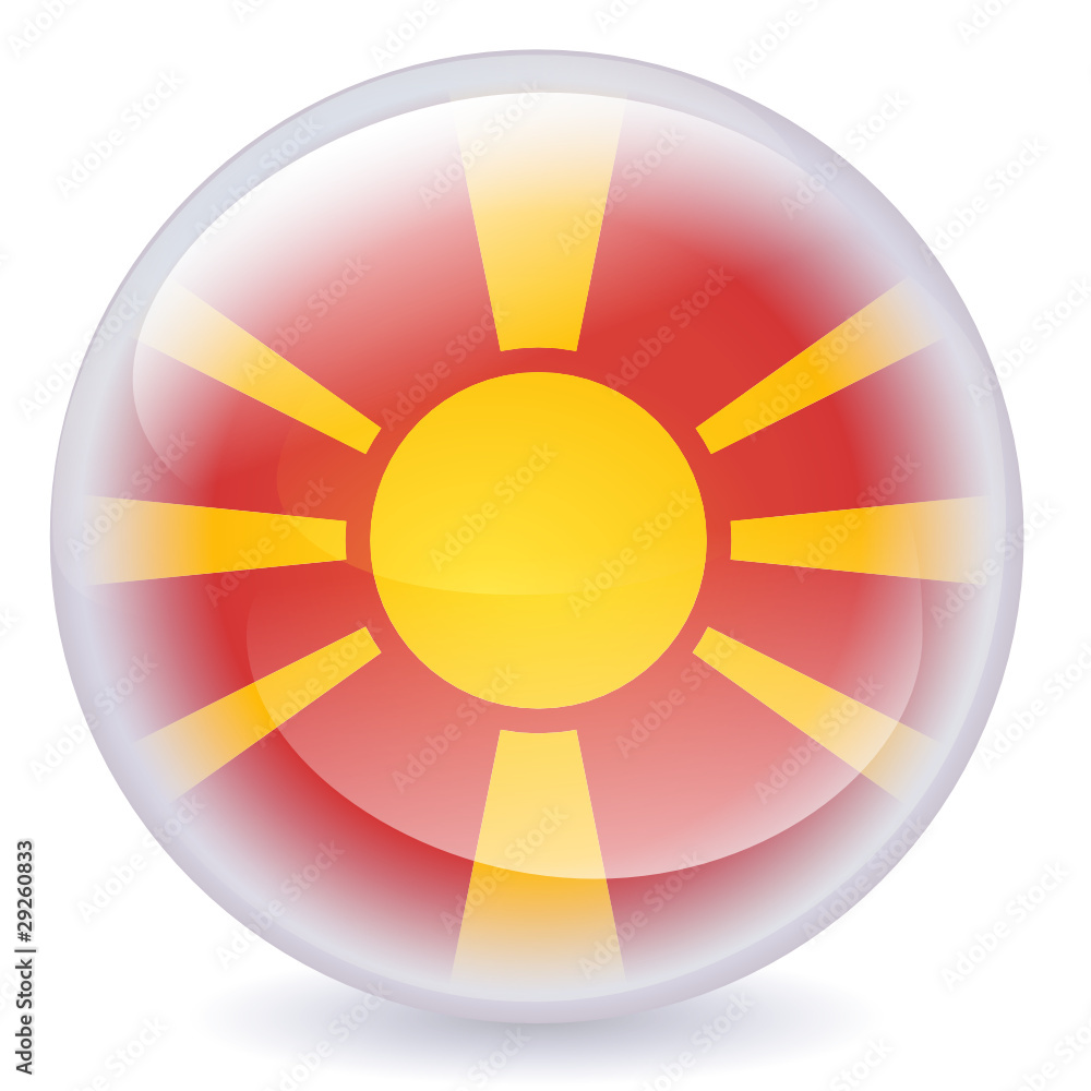 Obraz premium Macedonia Crystal Ball Icon